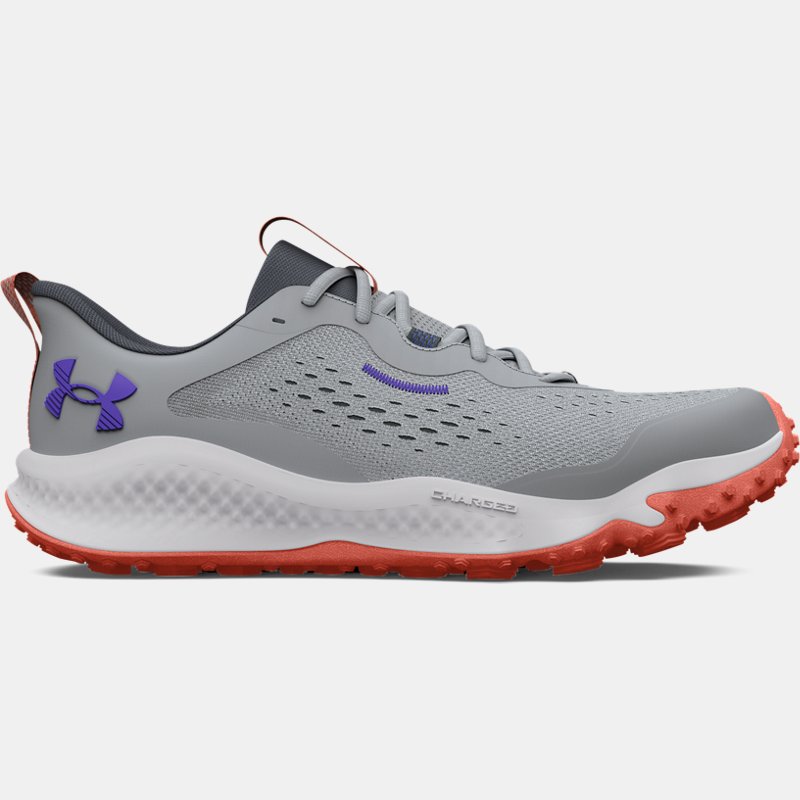 Women's Under Armour Charged Maven Trail Running Shoes Mod Gray / Halo Gray / Electric Purple 41